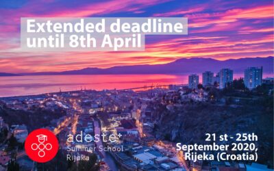 Extended deadline until 8th April