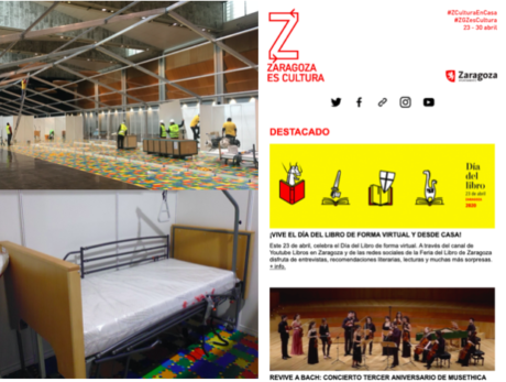 #ZgzEsCultura and Covid-19 crisis