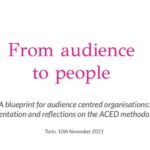 A blueprint for audience centred organisations: presentation and reflections on the ACED methodology